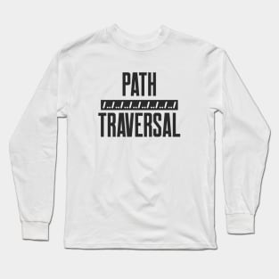Cybersecurity Path Traversal Attack Long Sleeve T-Shirt